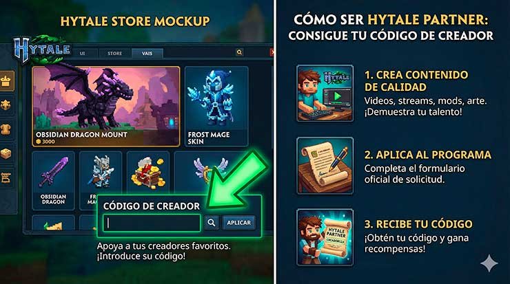 codigo partner hytale